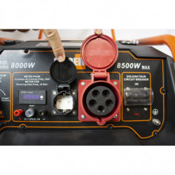 Generator Prądotwórczy Benzynowy stacjonarny - Trójfazowy 3500 / 8500 W - System AVR