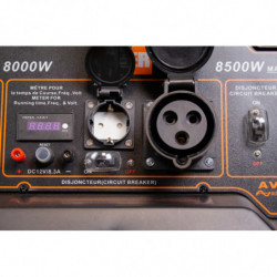 Gerador de gasolina de estrutura aberta 8500 W - sistema AVR