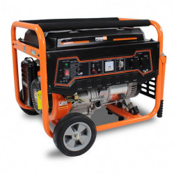 Equipo generador a gasolina para zonas de construcción 6500 W - Sistema AVR