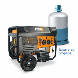 Dual fuel Generators 3200 W - electric and recoil start  - AVR system