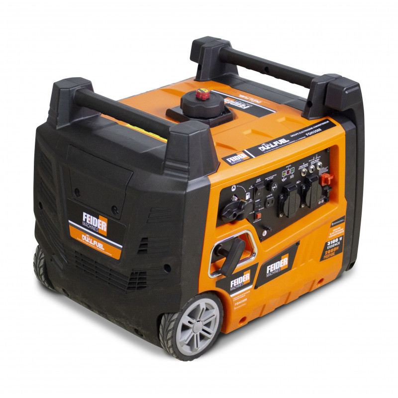 Dual fuel Generators 3300 W - recoil start  - Inverter